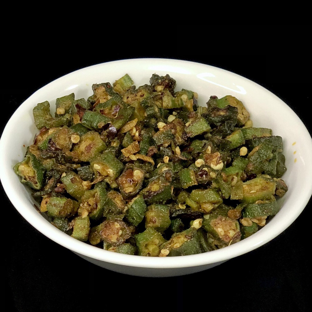 keto okra fry