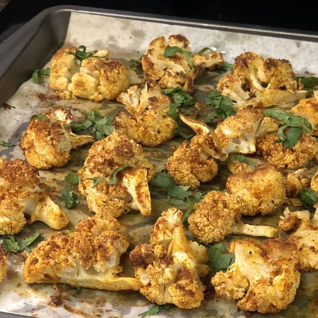 keto roasted cauliflower